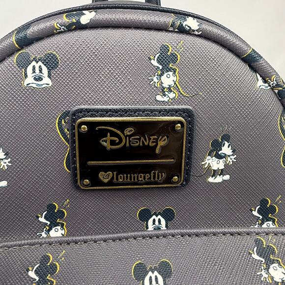 Loungefly Spooked Mickey Heart Logo Boxlunch Exclusive Mini Backpack - Picture 3 of 10
